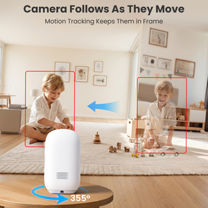 <span class=keywords><strong>Tuya</strong></span> WiFi 355 °   Caméra Intelligente à Suivi Automatique Détection IA Personnes et Animaux 4MP Résolution 2K Appel Vidéo Bidirectionnel Écran 4 Pouces Double Bande - Product Image 3