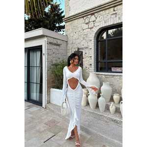 Robe de soirée blanche Lotte - Product Image 1