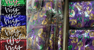 <span class=keywords><strong>Camicette</strong></span> da Donna Oversize con Paillettes Ricamate a Macchina, Lussuose e Scintillanti, per le Feste <span class=keywords><strong>Natalizie</strong></span>, Collezione Verde Natalizio - Product Image 4