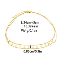 Bracelet double couche en acier inoxydable argenté style vintage, motif feuille, élégant, chic, de luxe, mode, délicat, vente en gros, pour femme