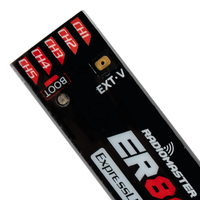 Récepteur RadioMaster ER8G ER8GV ELRS 2.4G PWM 8 Canaux Haute Sensibilité Vario RX pour Hélicoptère RC, Planeur, Avion