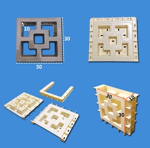 Double Side PP Plastic Mold Window Pane Concrete Decorative <strong>Breeze</strong> <strong>Block</strong> - Product Image 5