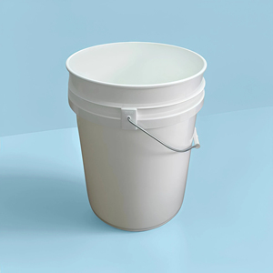 Seau en plastique HDPE de 20 litres de qualité alimentaire, épais et résistant, 90 mil, avec couvercle hermétique - Product Image 4