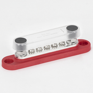 Barre omnibus 12V 150A, bloc de distribution d'alimentation, 2 goujons de 1/4 po et 5x # Barre omnibus marine 8 voies pour batterie automobile - Product Image 6