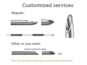 เข็มทูอี้สำหรับการดมยาสลบแบบอีพิดูรัล ขนาด <span class=keywords><strong>14G</strong></span>-22G ได้รับการรับรองมาตรฐาน CE ISO 510K - Product Image 6