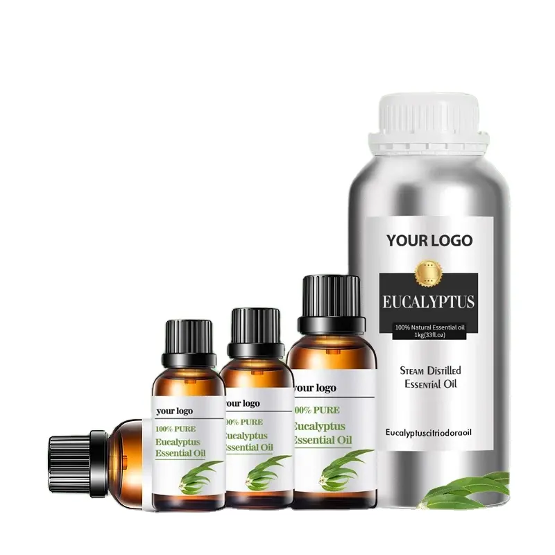 Wholesale bulk price lemon eucalyptus essential oil for insect mosquito repellent spray 100% pure eucalyptus citriodora oil