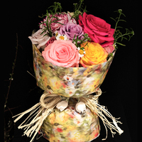 Papier d'emballage floral de style coréen, esthétique pastorale vintage, pour bouquets, fournitures de fleuristes, vente en gros