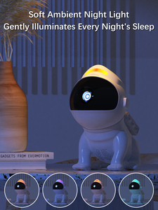 <span class=keywords><strong>Projecteur</strong></span> Galaxie Multifonctionnel Rotatif à 360° avec 13 Disques de Films, Alimentation USB, LED Nuit Blanche et Haut-parleur Musical pour Enfants – Idéal Cadeau - Product Image 2