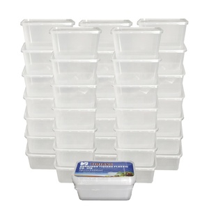 large clear plastic disposable takeaway storage boxes & bins microwave housewares food containers for frozen wholesale importers