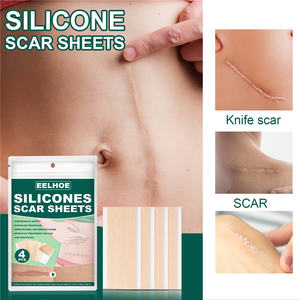 Vente en gros EELHOE feuille silicone pour cicatrices patch coupe les lignes graisseuses <span class=keywords><strong>grossesse</strong></span> strie empyrose traitement feuilles de gel de silicone pour cicatrices - Product Image 2