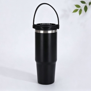 Vaso Térmico <span class=keywords><strong>de</strong></span> Acero Inoxidable <span class=keywords><strong>de</strong></span> 30 oz con Asa y Tapa Hermética - Ideal <span class=keywords><strong>para</strong></span> Auto, Oficina, Viajes y Uso al Aire Libre - Product Image 2