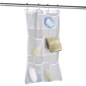 Bolsa de almacenamiento de malla para colgar en el baño, organizador de ducha multiusos de tamaño mediano para artículos de tocador y accesorios de baño - Product Image 4