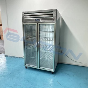 Tủ trưng bày thịt dọc Byron với thiết bị làm lạnh Thiết bị làm lạnh thương mại cho tủ đông an toàn thịt - Product Image 5