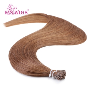 Venta al por mayor de cabello Remy chino 100% I-TIP, cutícula alineada, virgen, doble densidad, suave, sin desprendimiento ni enredos, color oscuro, liso natural. - Product Image 6