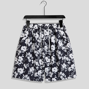 Shorts de plage en soie glacée pour hommes, respirants, personnalisés, amples, à séchage rapide, 5 pouces, vêtements de sport, caleçons - Product Image 4