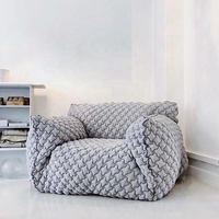 MEIJIA - Juego de Sofás Modulares de Diseño Moderno para Sala de Estar, Sofá de Cuero, Muebles para el Hogar, Sofá Lounge, Sillón de Tela 3D