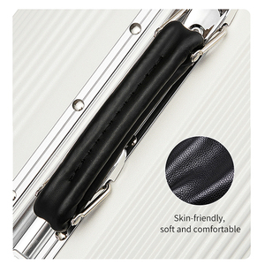 Bagage à main en cuir rose chinois de style vintage avec roues amovibles <span class=keywords><strong>sans</strong></span> fermeture à glissière - Product Image 5