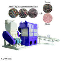 Machine de granulation de câbles usagés pour la séparation du cuivre et du plastique des câbles électriques industriels et domestiques