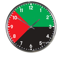 Horloge murale ronde avec drapeau de la Jamaïque, horloge silencieuse classique, fonctionne à piles, pour bureau, maison, salon