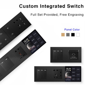 Zigbee Smart <strong>Touch</strong> <strong>Switch</strong> with Free Engraving Waterproof IP66 App/Voice Dual Control Timing Scene Linkage Smart Home Automation - Product Image 2
