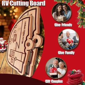 Tabla de cortar de bambú con forma personalizada, grabada con láser, multifuncional, soporte para ollas, decoración de pared para uso doméstico. - Product Image 4