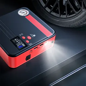 Vendite stabili del prodotto 2 In 1 gonfiatore di pneumatici portatile Power Bank 1000A 12V compressore d'aria di avviamento