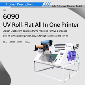 Fabricante OEM Logotipo Personalizado Lujosa Impresora UV DTF 6090 Tres en Uno Multifuncional A2 A3 <span class=keywords><strong>3D</strong></span> de Alta Calidad - Product Image 5
