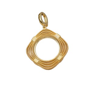 Wenchi S925 Plata Retro Colgante Soporte para Accesorios 16.2-16.4mm DIY Fornituras de Joyería de Perlas China JG6100 - Product Image 5