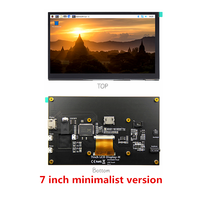 7 pouces/10.1 pouces pour ordinateur à écran tactile capacitif multipoint USB haute définition Raspberry PI 1024x600 sans pilote