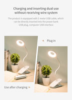 Petite et réglable luminosité bureau bureau lampe de Table Led bleu-lumière bloquant ordinateur jeu livre lumière pour lire au lit