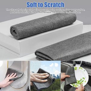 5 uds embalaje multifuncional sin rayas espesado magia falta paños de limpieza cocina vidrio coche microfibra limpieza toallas - Product Image 4
