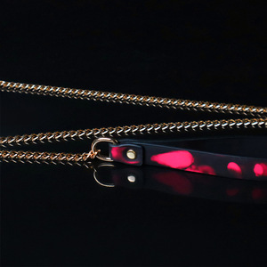 SM juguetes sexuales Punk Bat Restricción Collar <span class=keywords><strong>Cambio</strong></span> <span class=keywords><strong>de</strong></span> temperatura Set Bondage Gear Coqueteo Entrenamiento Correa Cadena Alternativa Gargantilla para adultos - Product Image 4