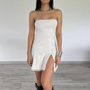 Vestidos Elegantes sin Tirantes para Mujer, Vestidos de Fiesta, Ropa Casual de Verano 2025, Estilo Urbano - Product Image 5