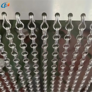 Nhà Sản Xuất Cung Cấp Kim Loại Fly Màn Hình Treo Nhôm Đôi Móc Chuỗi Trang Trí Rèm Cho Xây Dựng Cho Bán - Product Image 5