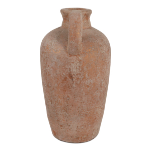 Vaso in terracotta con manico curvo per decorazioni per la casa, pezzo d'arredo moderno - Product Image 4