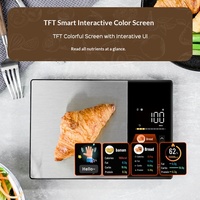 Nouvelle balance de cuisine électronique haute précision avec conversion de unités et connectivité pour le suivi de la forme et la réduction de la graisse (pour aliments)
