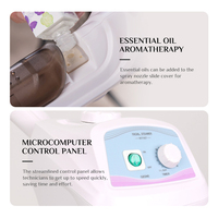 Appareil de soin du visage à vapeur chaude à ozone, réglable en hauteur, pour un nettoyage en profondeur et un traitement de l'acné