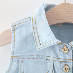 Robe Gilet en Jean Décontractée pour Filles, Thème Nations Unies, Idéale Anniversaire d'Été pour Bébé Fille - Achetez en Ligne - Product Image 4