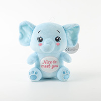Peluche géante personnalisée YT, éléphant apaisant, jouet en peluche en coton PP, compagnon de sommeil câlin et mignon pour bébés et enfants, 31-50 cm