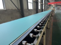 Ligne de production automatique de plaques de plâtre recouvertes de papier avec contrôle PLC, équipement de construction de haute précision