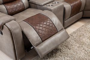 CY Fauteuil <span class=keywords><strong>inclinable</strong></span> <span class=keywords><strong>et</strong></span> à bascule moderne en similicuir, extensible, avec fonction massage, fauteuil individuel <span class=keywords><strong>et</strong></span> ensemble <span class=keywords><strong>causeuse</strong></span>, faible MOQ - Product Image 5