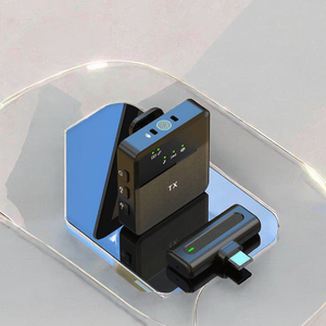 Micrófono Inalámbrico Profesional SX8 Mini con Pantalla Digital, Lavalier Omnidireccional con Reducción de Ruido, con Clip para Transmisiones y Discursos - Product Image 3