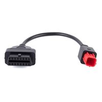 Câble de raccordement OBD II 16 broches vers 6 broches pour moto