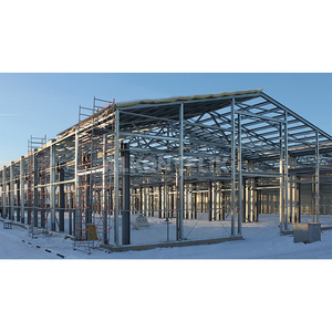 Bâtiment en structure métallique préfabriquée directement en usine pour la construction d'entrepôts et d'ateliers industriels - Product Image 4