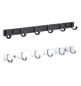 Bathroom wall towel coat rack bathroom hooks Row Hook Clothes Hooks metal manufacturer