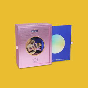 Caja de Regalo para Alcohol en Botella Pequeña, con Frente Transparente, Decoración en Papel y Corte Láser, Caja de Regalo de Lujo XO para Brandy, Desarrollada por STPP - Product Image 6