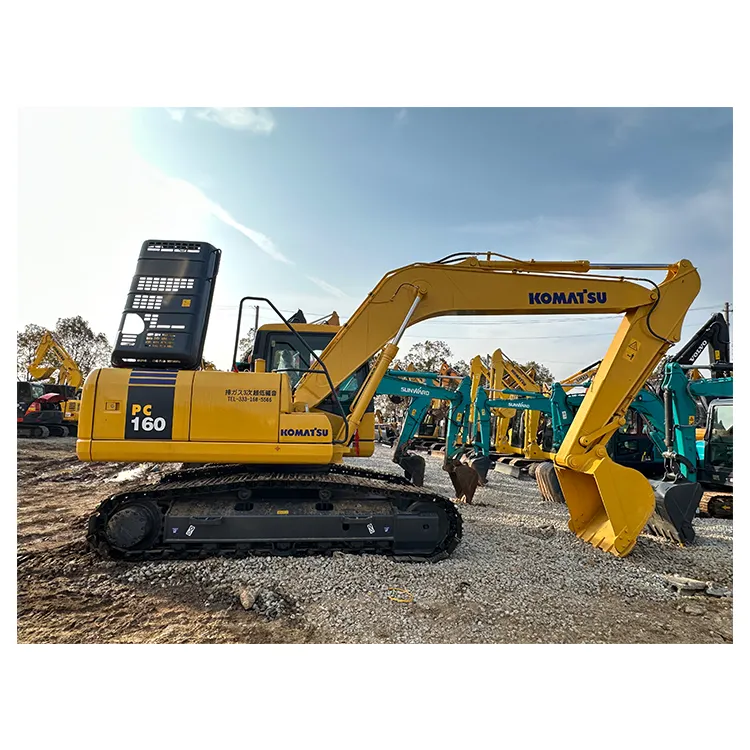 Aproveche al máximo su inversión con nuestras excavadoras de segunda mano duraderas y eficientes, ¡Calidad asegurada! Komatsu pc160