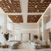 Panneaux de plafond acoustiques insonorisants, absorbants le son, auto-adhésifs, en feutre hexagonal en polyester, ignifuges et imperméables
