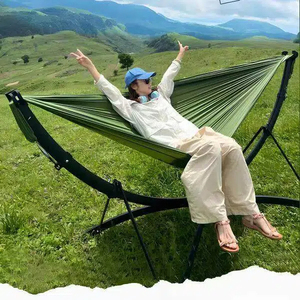 Four Seasons Outdoor <strong>Hammock</strong> Garden <strong>Camping</strong> Leisure 2026 Indoor Nylon Portable <strong>Hammock</strong> - Product Image 1