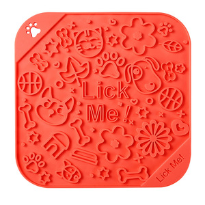 Tapis à lécher imperméable pour chien, distributeur lent avec ventouses, en silicone de qualité alimentaire, bols pour chiens, emballage en sachet OPP - Product Image 2